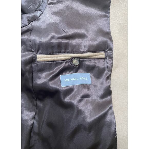 Michael Kors Tan Camel Wool Cashmere Coat / Jacket Mens 44S NEW Overcoat - Picture 9 of 11